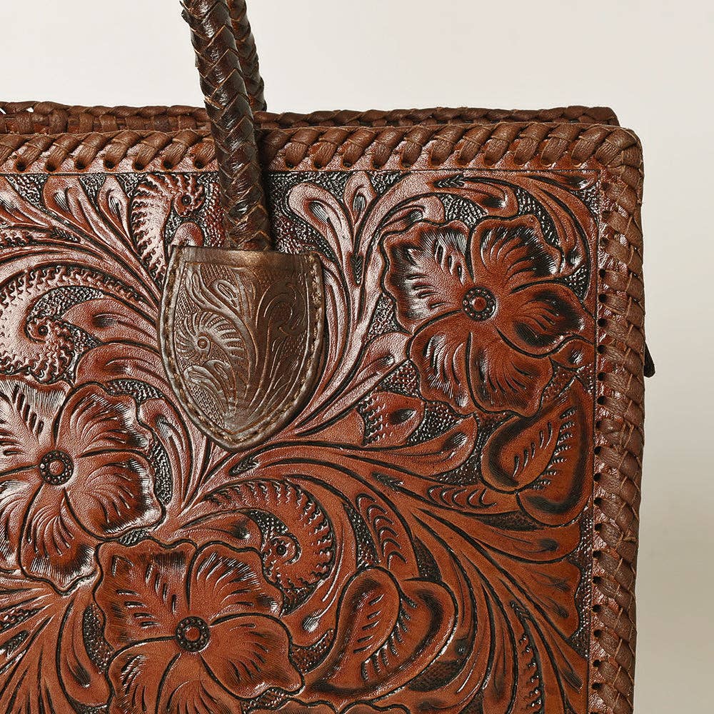 KBG319B Tote Genuine Leather women bag western Bag
