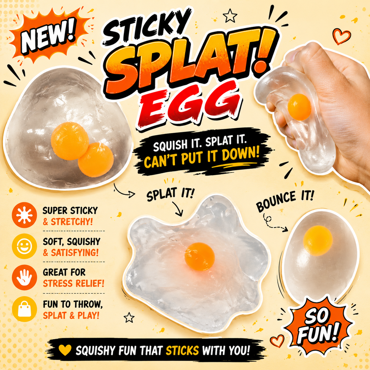 Sticky Egg Splat