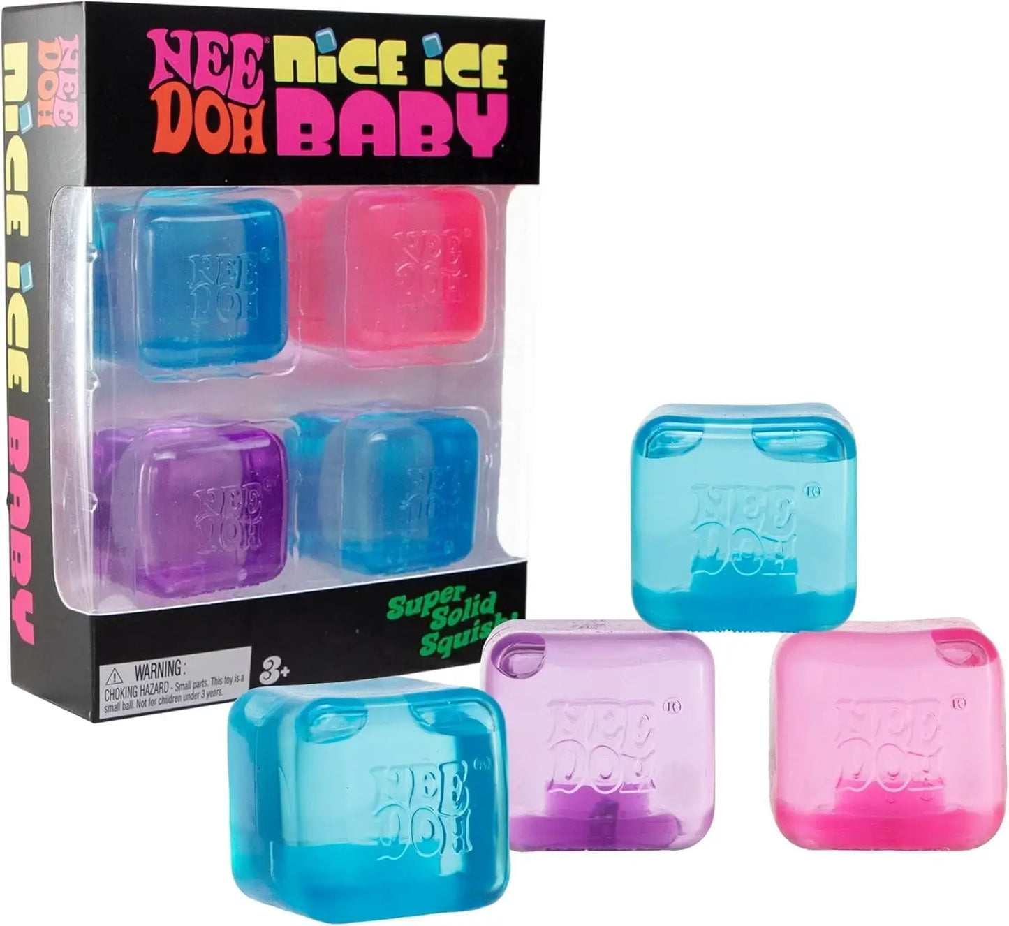Authentic Nee Doh Nice Ice Baby 4 pack