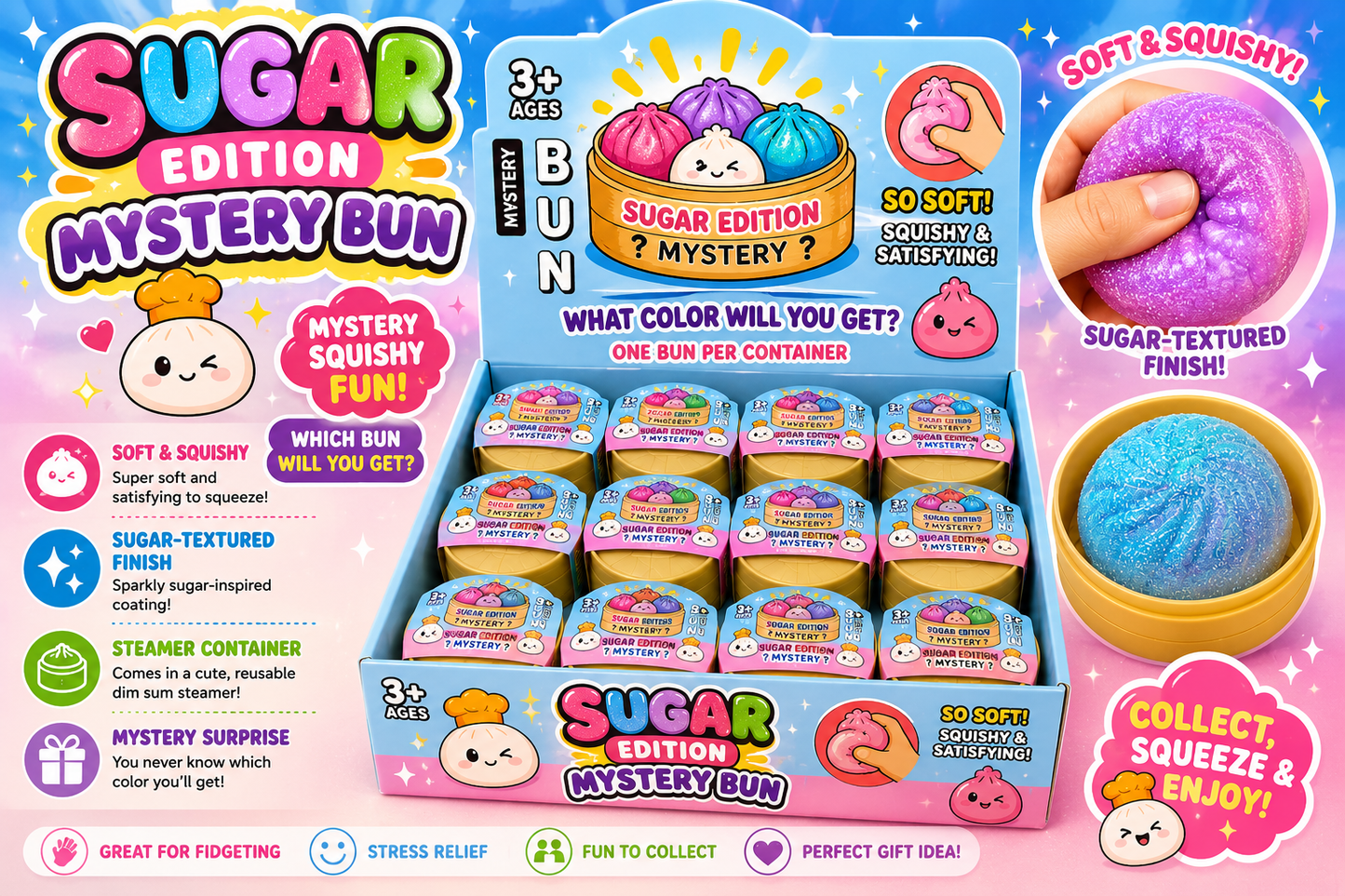 SUGAR EDITION MYSTERY Mini BUN 🥟✨