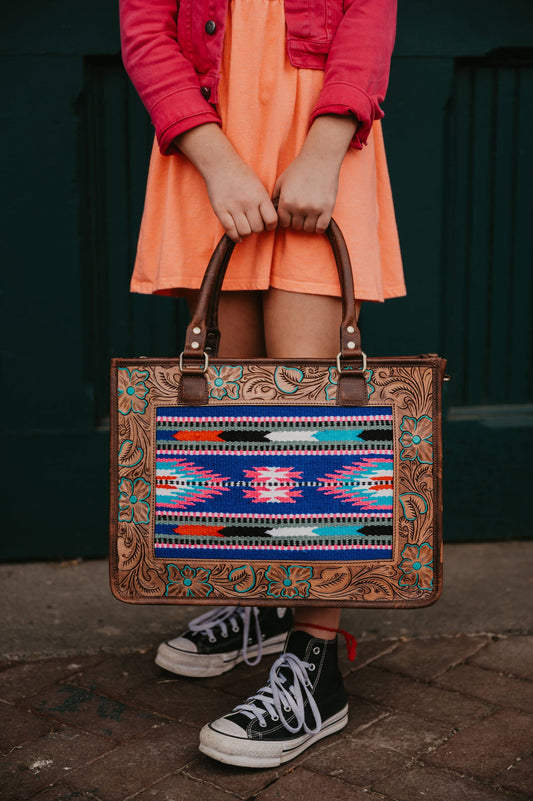 Saddle  blanket buffalo leather bag