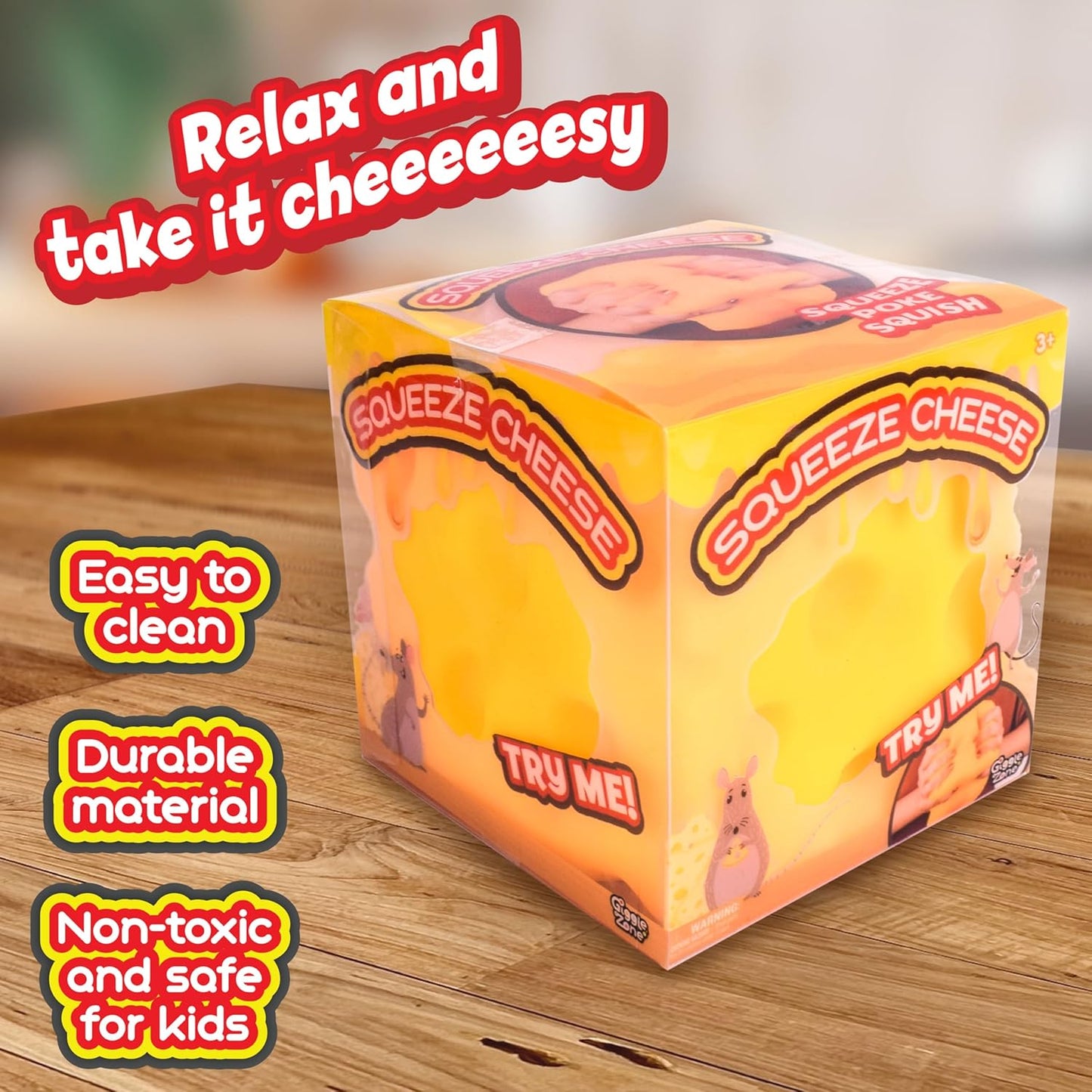 Jumbo Squeeze Cheese Squishy