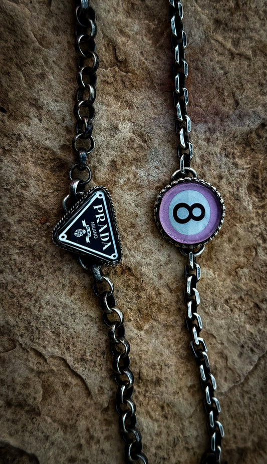 Designer & 8 Ball Bracelet
