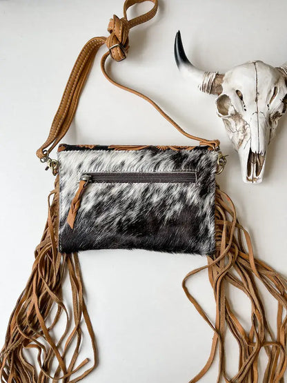 THE CASSIE - TOOLED crossbody Western Tooled Leather Cowhide