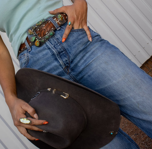 Royston & Tyrone Belt Buckle & Keeper🤎