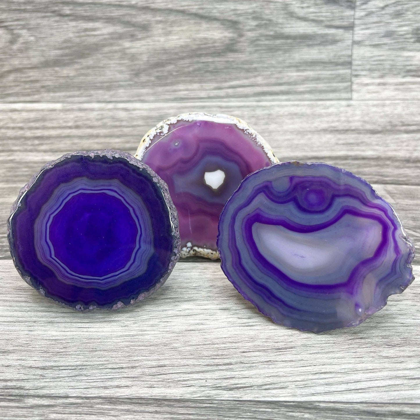 Phone Accessory Natural Agate Slice
