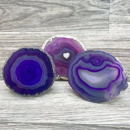 Phone Accessory Natural Agate Slice