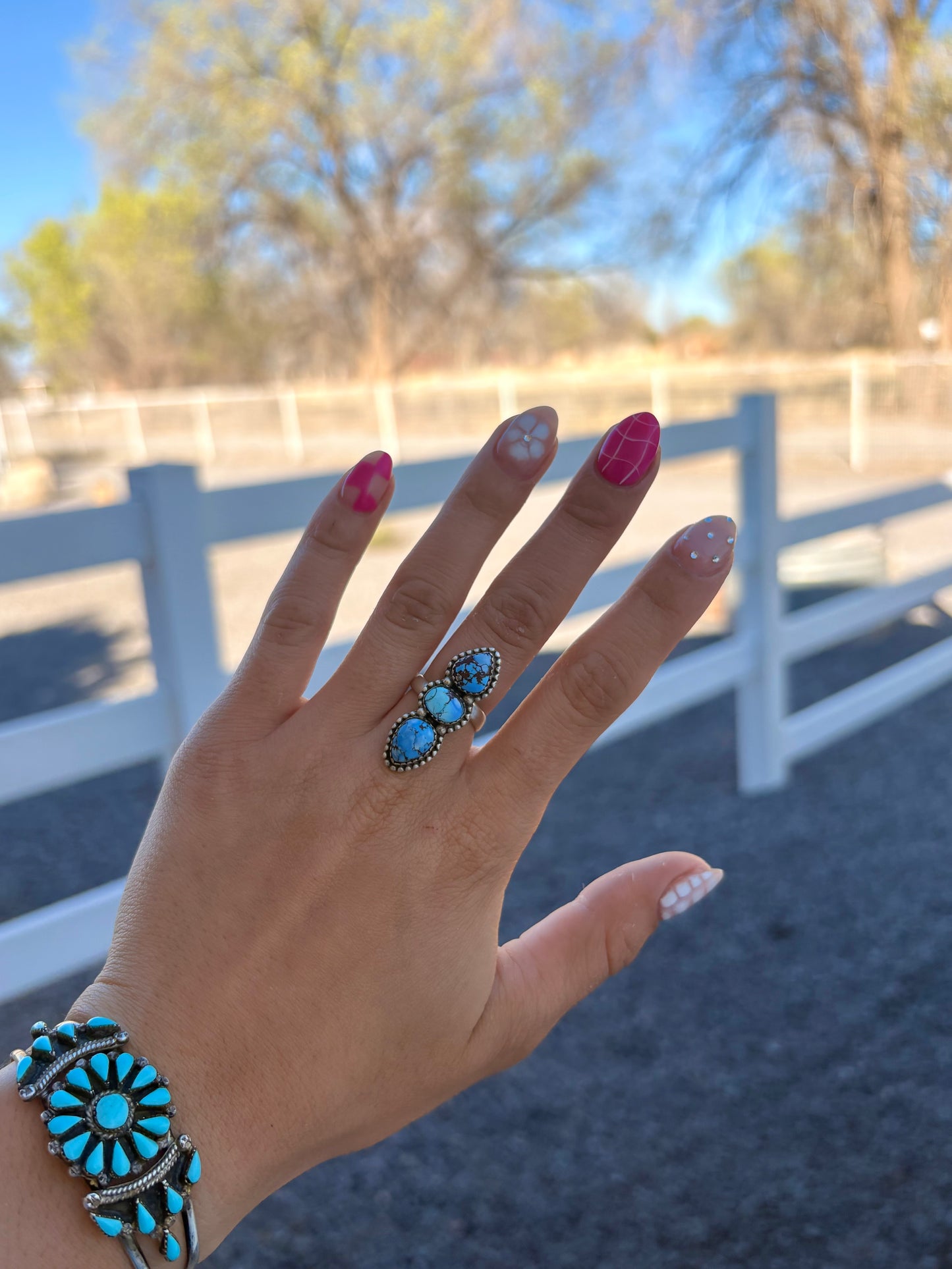 Golden Hills Sterling Silver Adjustable Ring