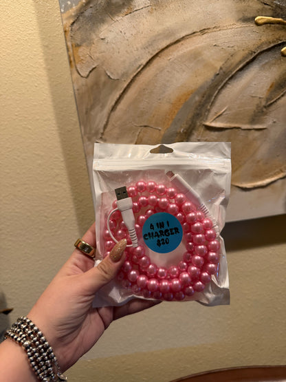 Beaded 4 in 1 chargers
