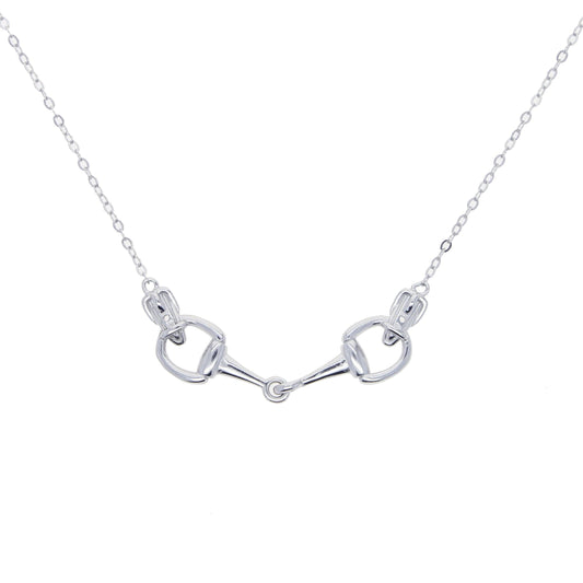 AWST Int'l Sterling Silver Snaffle Bit Necklace