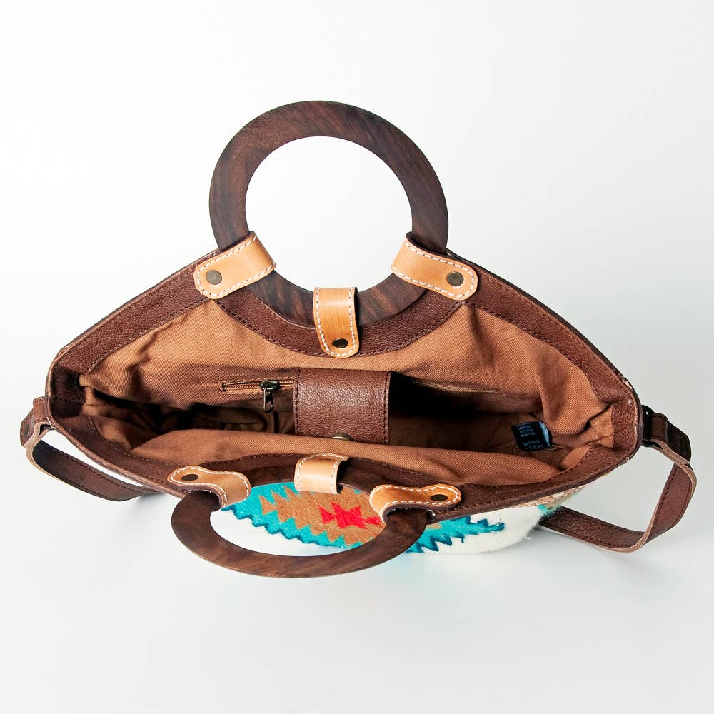 Western Heritage Genuine Leather Tote