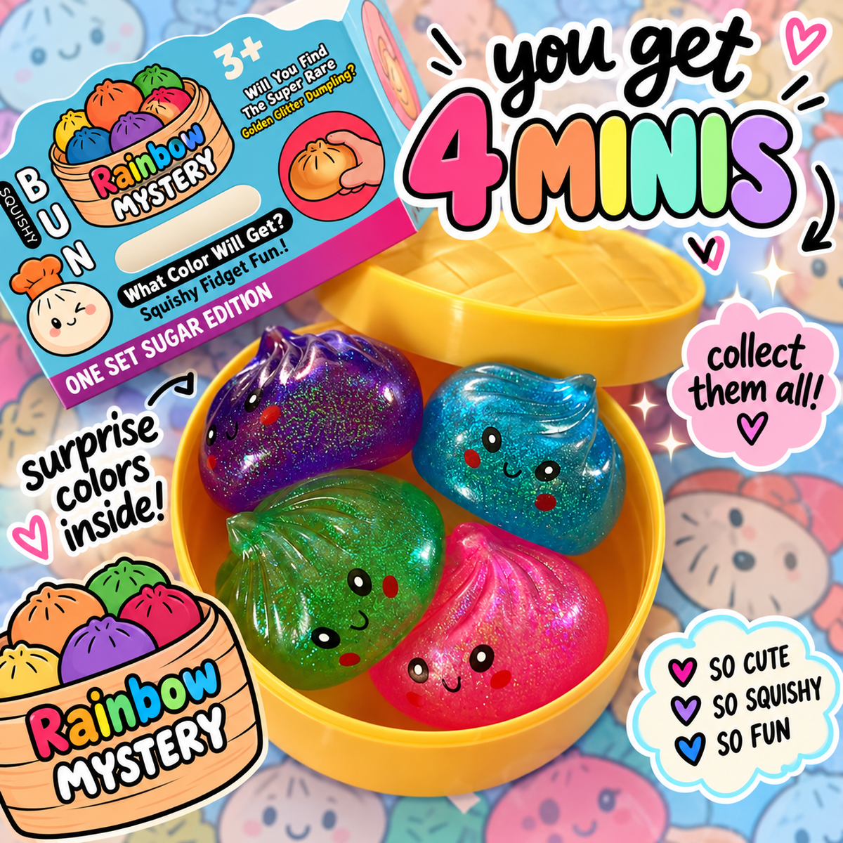 Rainbow Mystery 4 pack