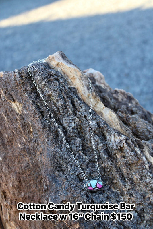 Cotton Candy Bar Necklace