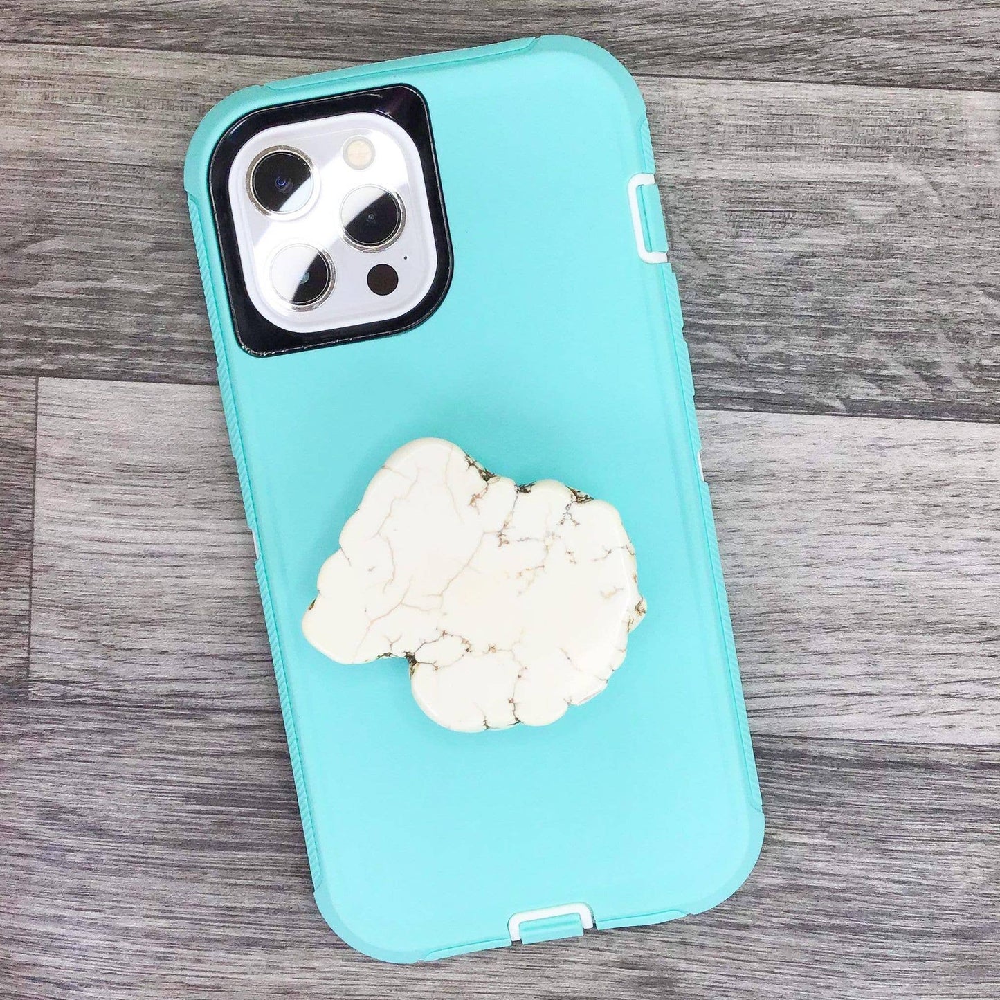 Phone Accessory White Howlite Slab