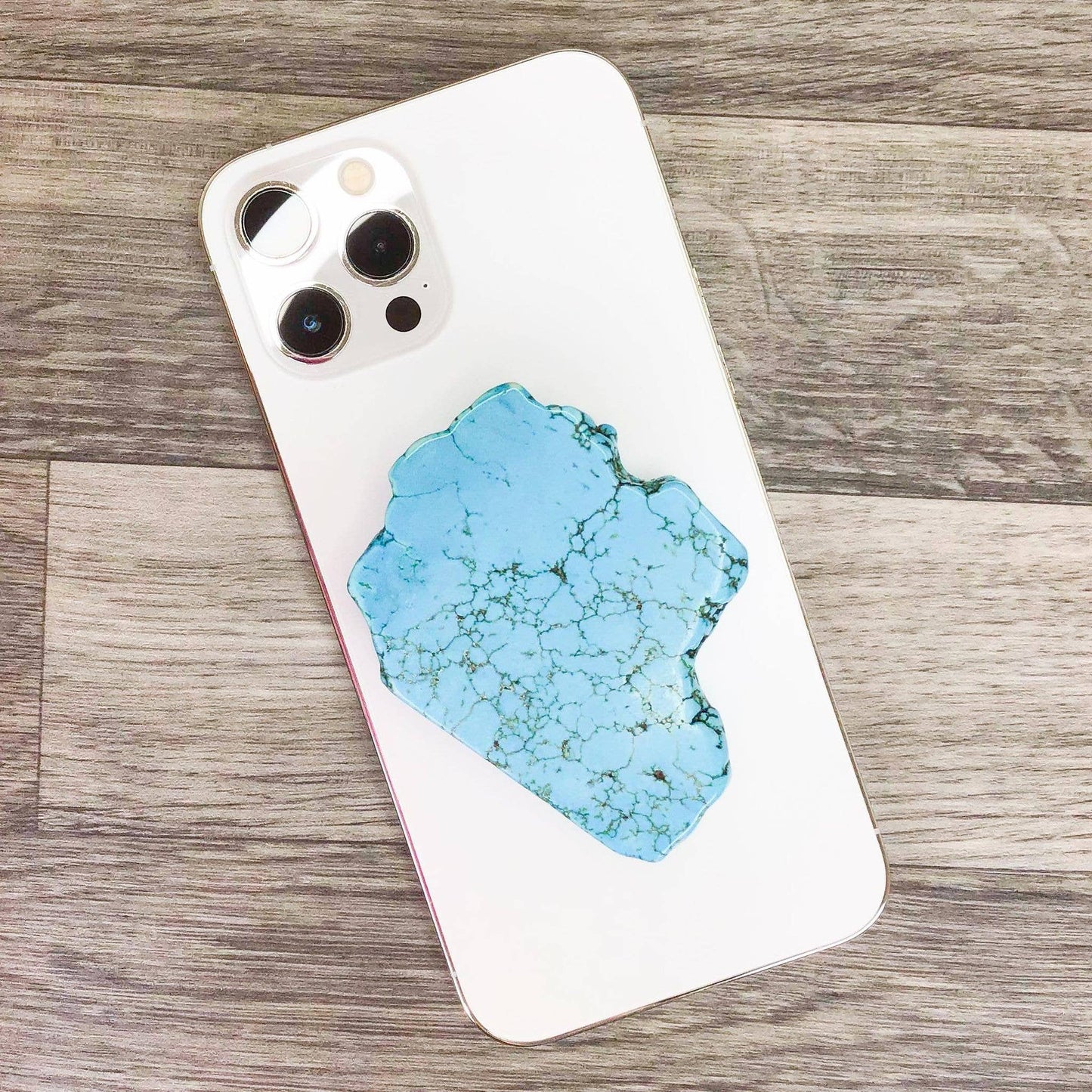 Phone Accessory Turquoise Howlite Slab