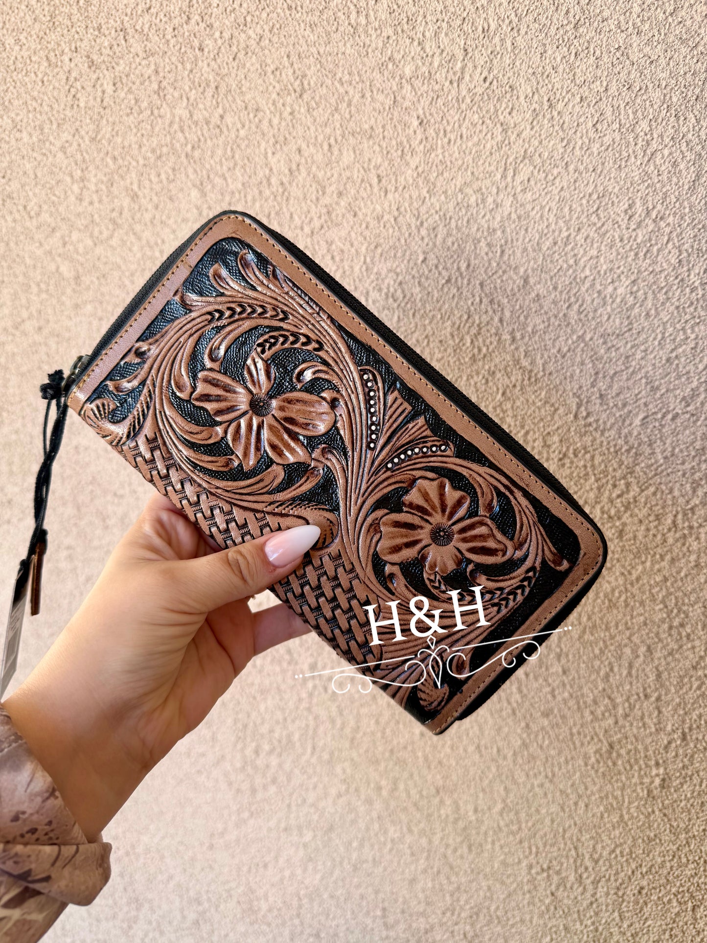 Tooled Leather Wallet