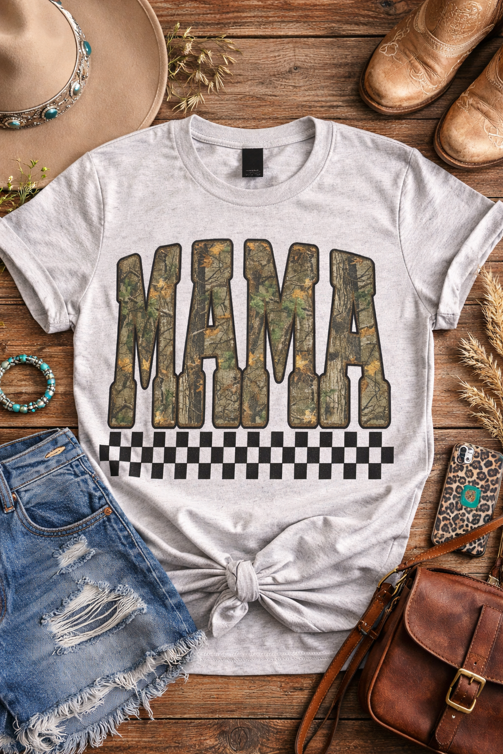 Mama Camo Tee