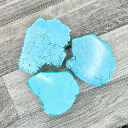 Phone Accessory Turquoise Howlite Slab