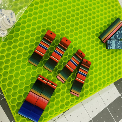 Zia Serape Long Dangle Earring