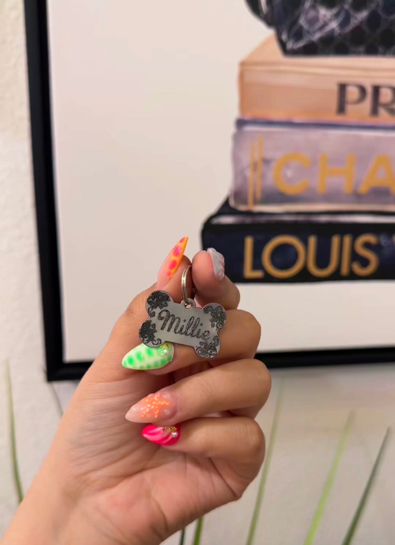 Mini Bone Dog tag