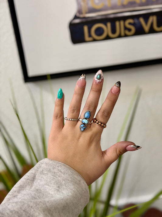 Golden Hills Sterling Silver Adjustable Ring