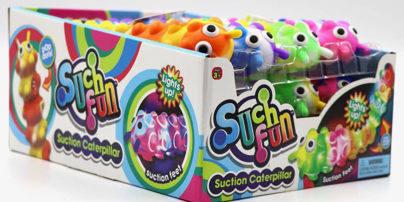 Light Up Suction Caterpillar