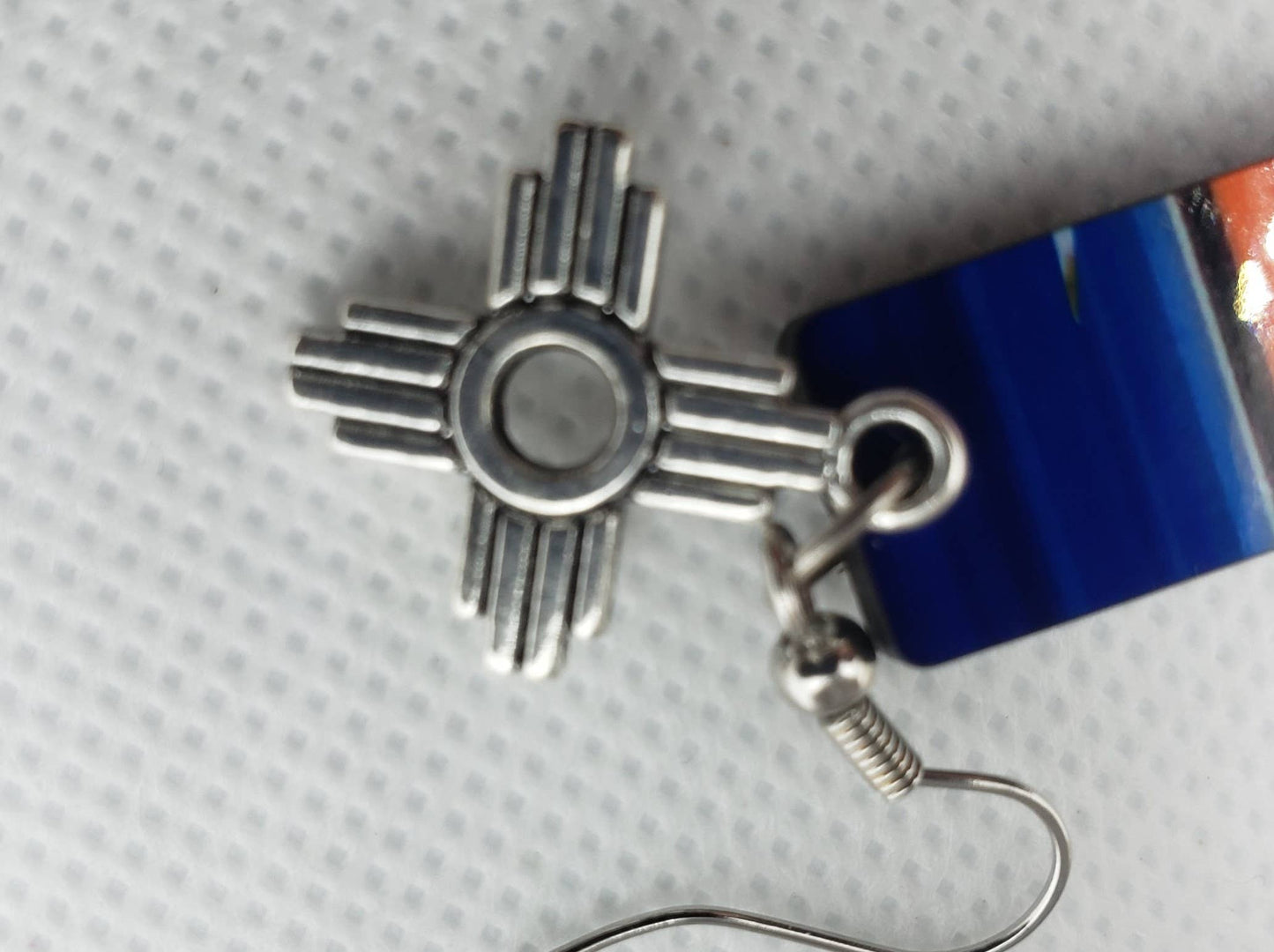 Zia Serape Long Dangle Earring