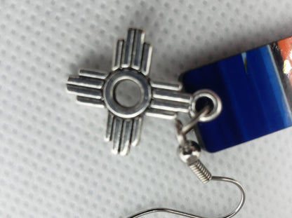 Zia Serape Long Dangle Earring