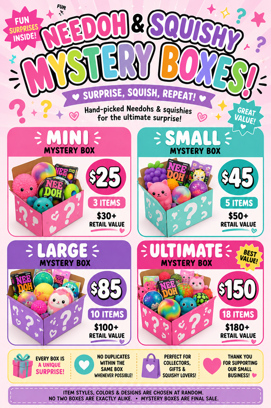 ✨ Needoh & Squishy Mystery Boxes ✨