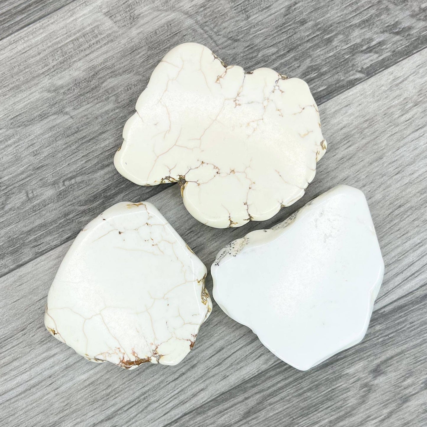 Phone Accessory White Howlite Slab
