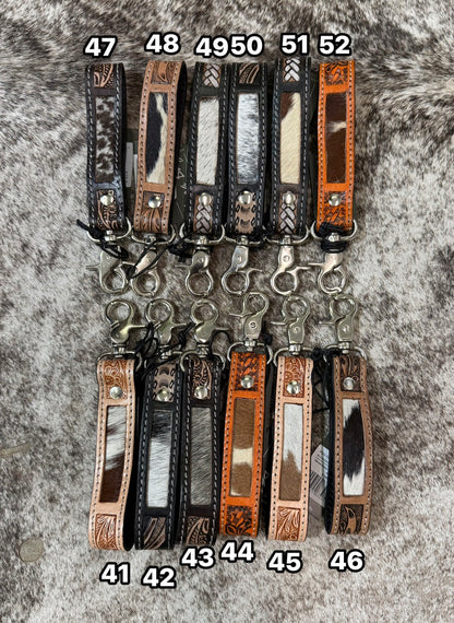 Leather Keychains
