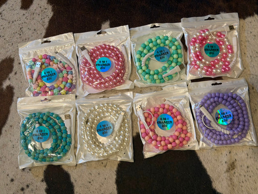 Beaded 4 in 1 chargers