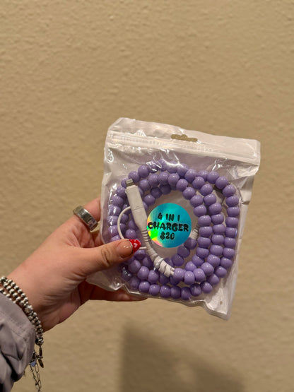 Beaded 4 in 1 chargers