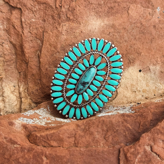 Turquoise Dream Adjustable Ring