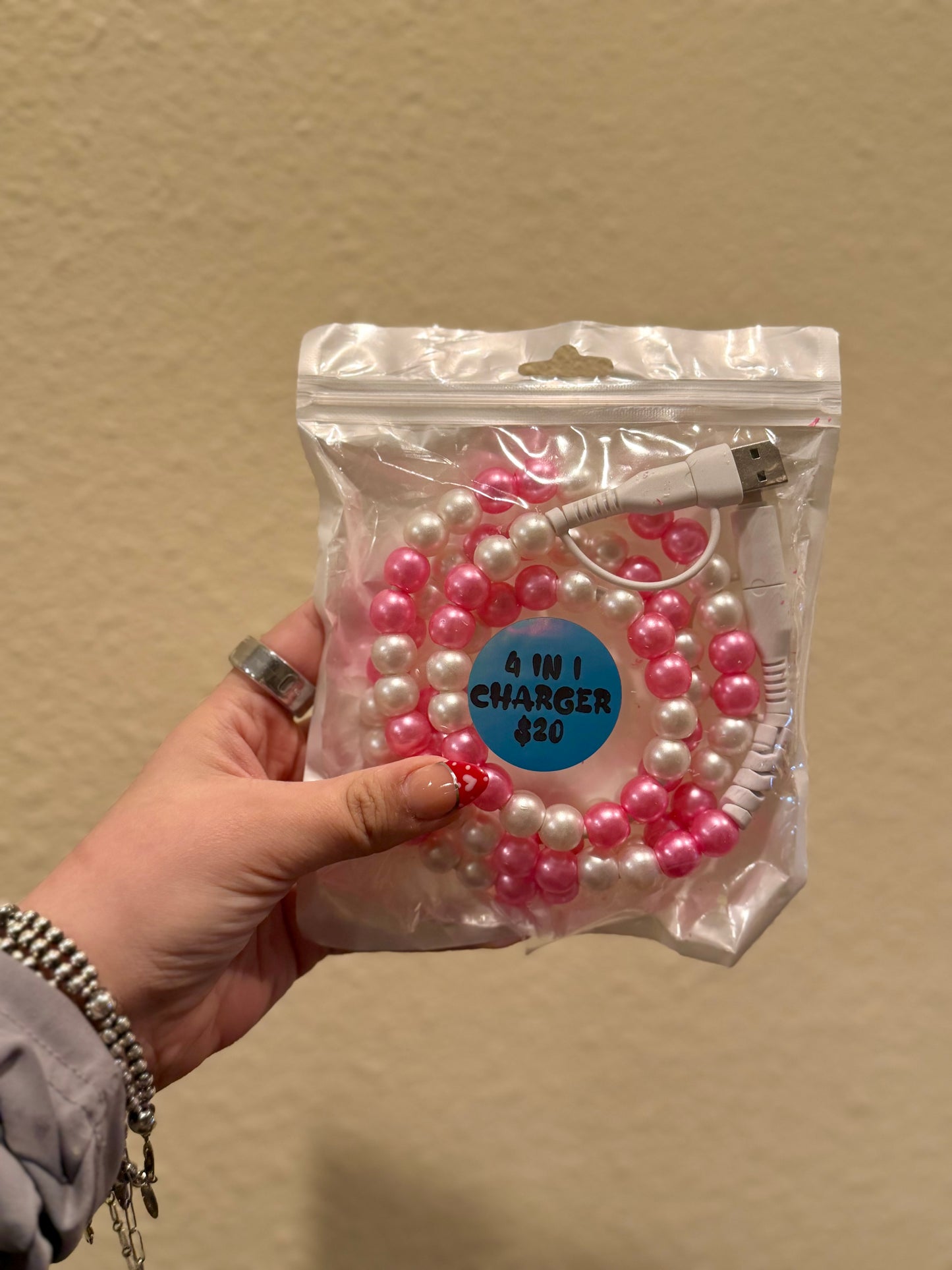 Beaded 4 in 1 chargers