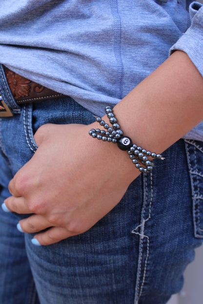 Stretchy 8 Ball Bracelet