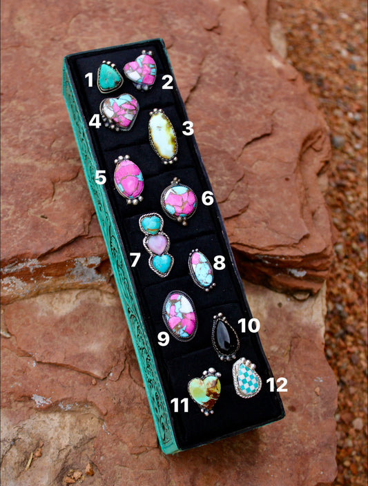 One-of-a-Kind Sterling Silver Rings