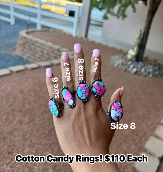 Cotton Candy Rings
