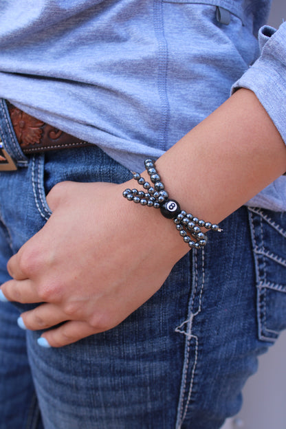 Stretchy 8 Ball Bracelet