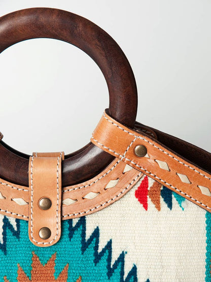 Western Heritage Genuine Leather Tote