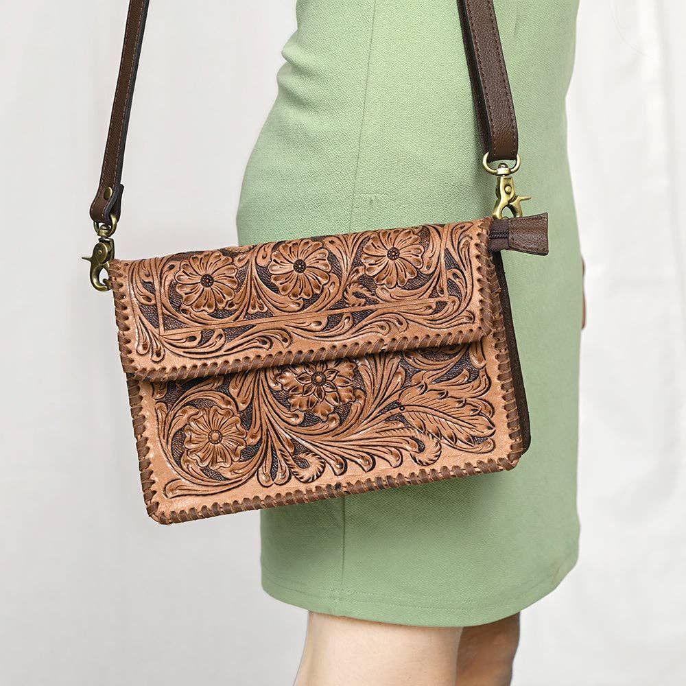 OHA119 Clutch Genuine Leather women bag western Bag