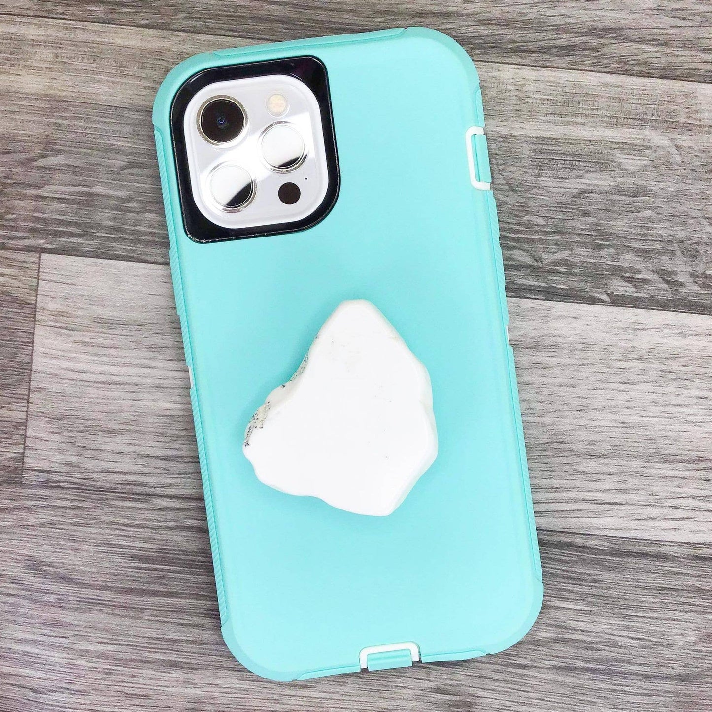 Phone Accessory White Howlite Slab